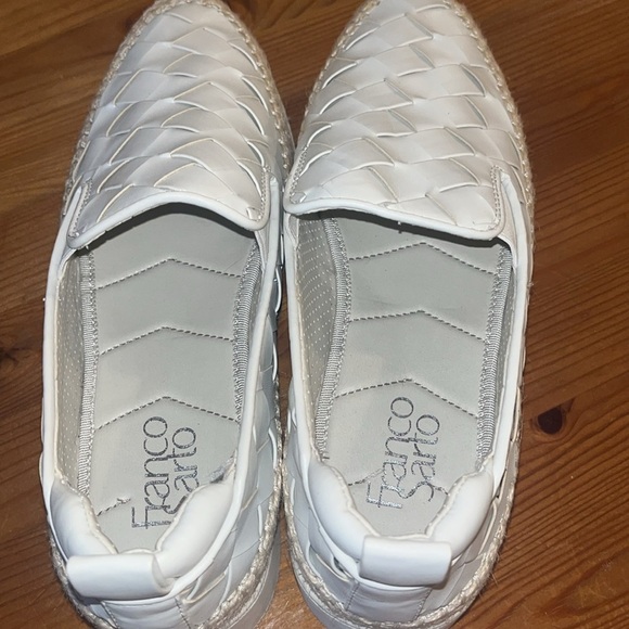 Franco Sarto Hydee Espadrille Platform Sneaker white Size 8M - Picture 4 of 11